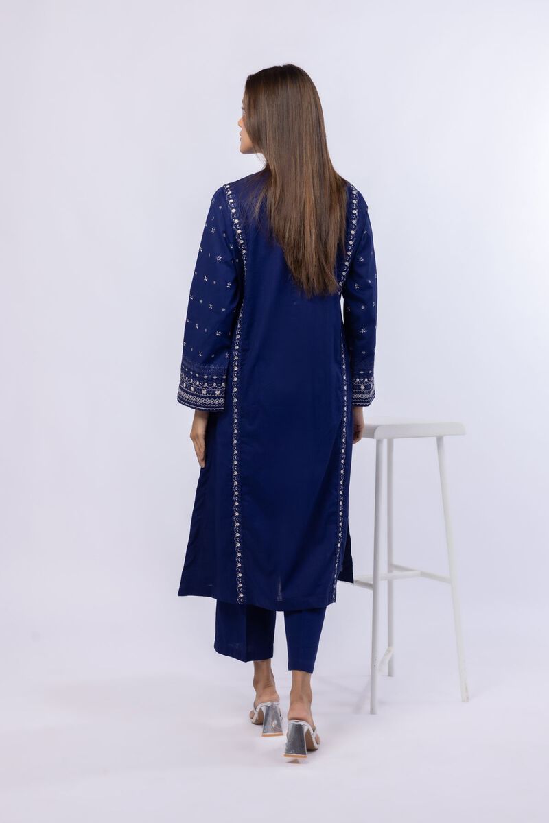Embroidered | Crosshatch Poplin | Kurta | null