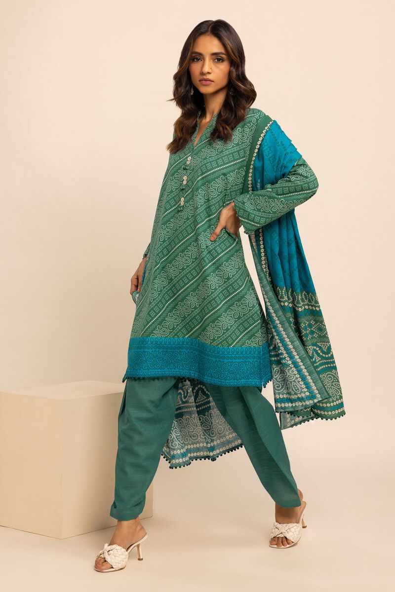 Buy Fabrics 3 Piece | 9.60 GBP | 1001788128 | Khaadi United Kingdom