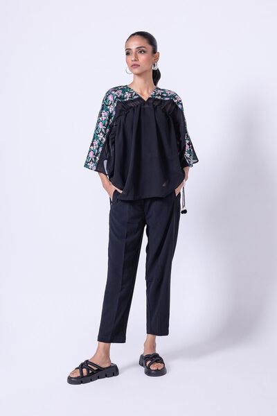 Embroidered | Georgette Chiffon | Tunic | GBP 7.50