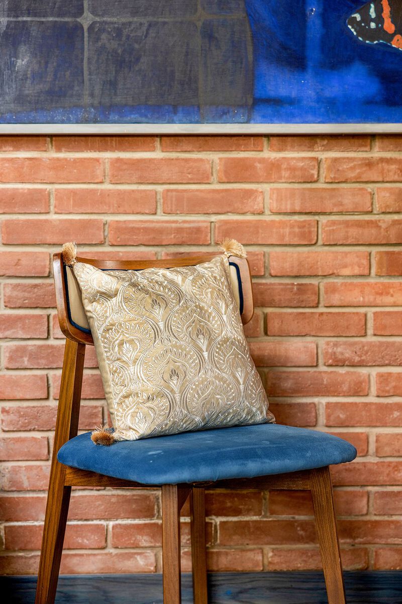 Velvet | Embroidered | Cushion Cover | null