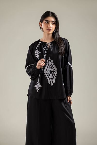 Embroidered | Viscose Crepe | Blouse | GBP 30.00