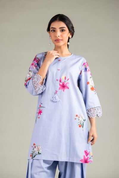 Printed  | Textured Cotton | Kurta | GBP 15.00