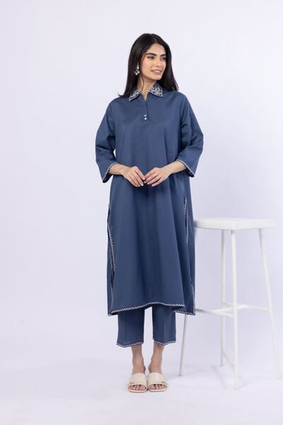Embroidered | Linen Cotton | Pants | GBP 15.00