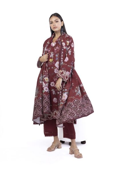 Embroidered | Blended Khaddar | Tailored 3 Piece | GBP 27.50