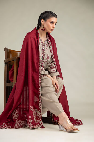 Embroidered | Polyester Silk | Polyester Silk Dupatta | GBP 35.00