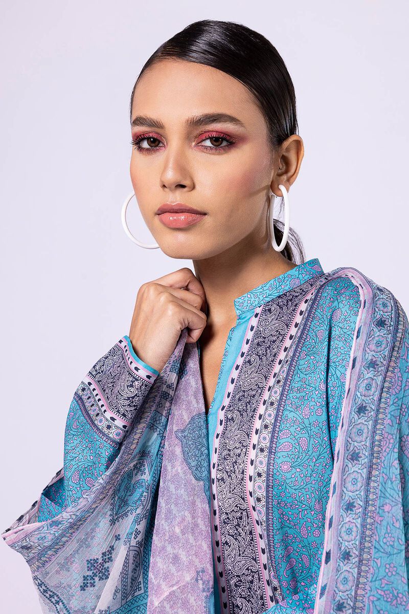 Lawn | Printed | Fabrics 2 Piece | Top Dupatta | null