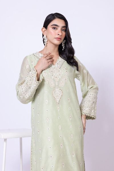 Embroidered | Viscose Polyester Net | Kurta | GBP 30.00