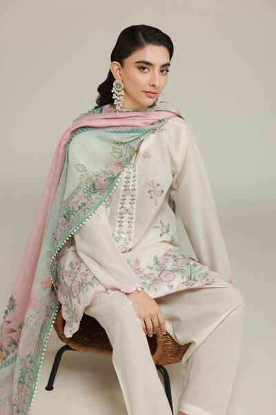 Embroidered | Cambric | Tailored 3 Piece | GBP 60.00