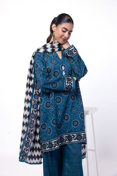 Printed | Light Khaddar | Fabrics 3 Piece | GBP 12.50