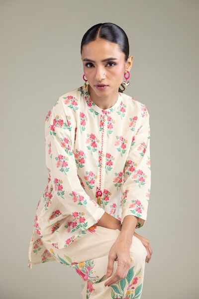 Printed | Cambric | Floral Cambric Kurta | GBP 10.00