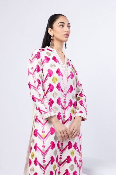 Embroidered | Handwoven Cotton | Kurta | GBP 25.00