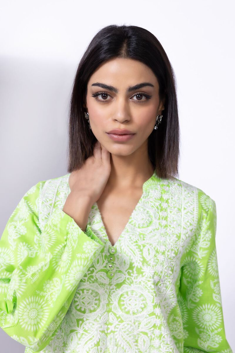 Embroidered | Crosshatch Poplin | Kurta | GBP 15.00