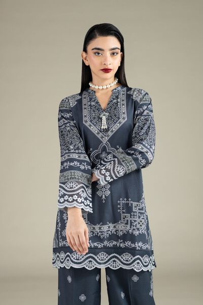 Embroidered | Raw Silk | Kurta | GBP 40.00