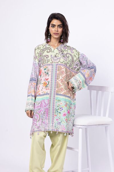 Embroidered | Viscose Oak Silk | Kurta | GBP 60.00