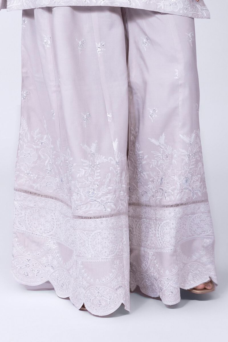 Embroidered | Russian Raw Silk | Pants | null