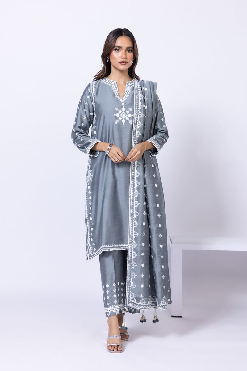 Embroidered | Raw Silk | Kurta | GBP 12.00