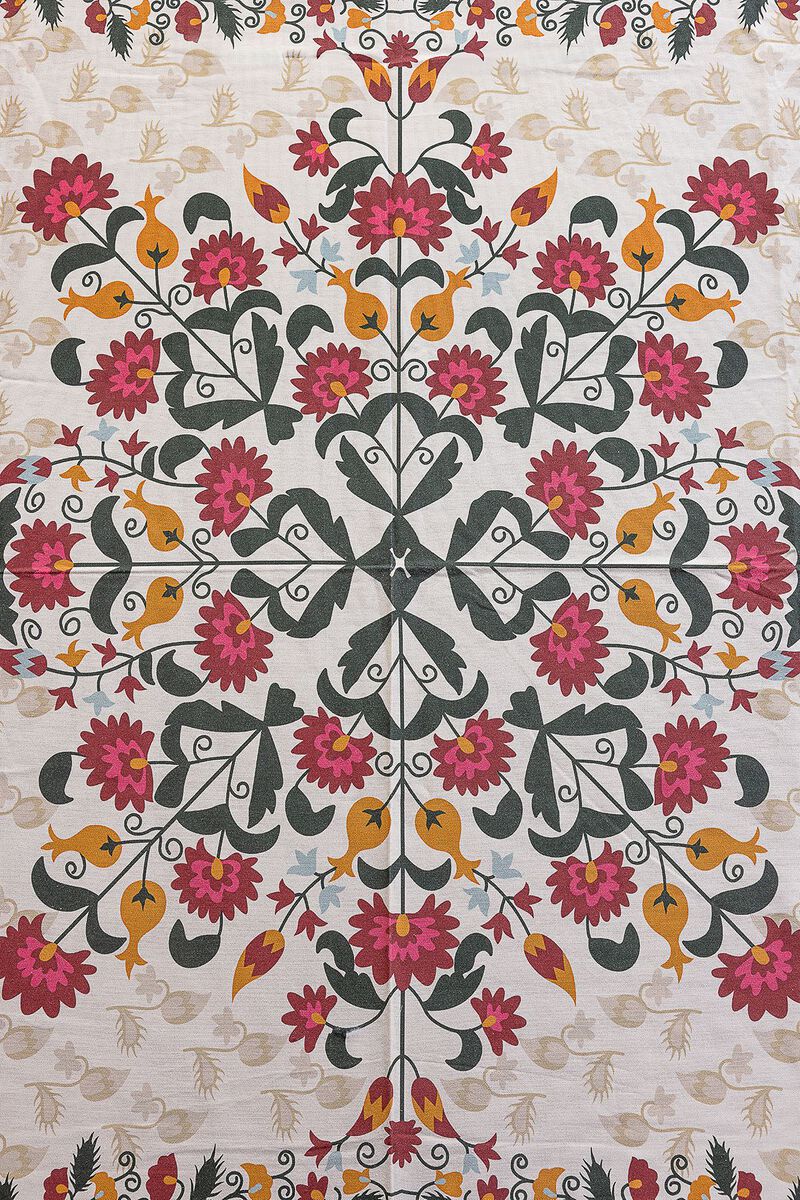 Cotton | Printed | Table Cover | null