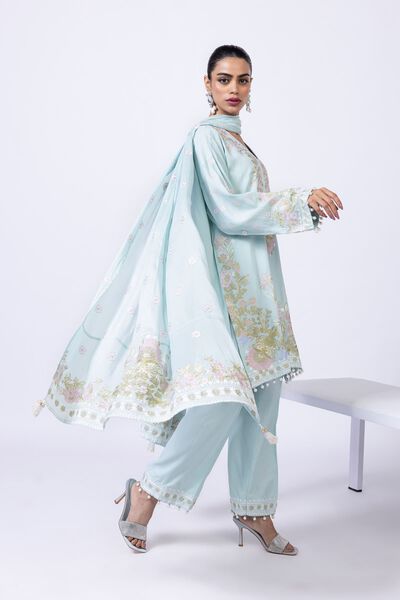 Embroidered | Light Thai Silk | Dupatta | GBP 35.00