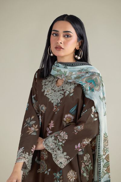 Embroidered | Textured Lawn | Fabrics 3 Piece | GBP 24.50