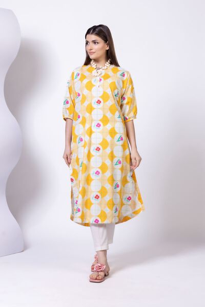 Printed | Crosshatch Poplin | Kurta | GBP 6.00