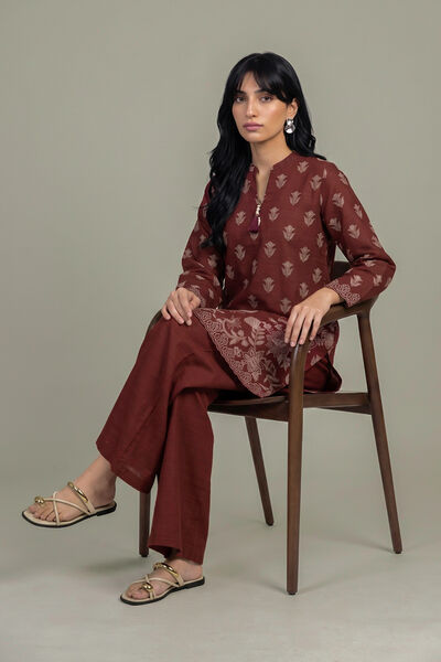 Printed | Light Khaddar | Floral Printed Kurta | GBP 35.00