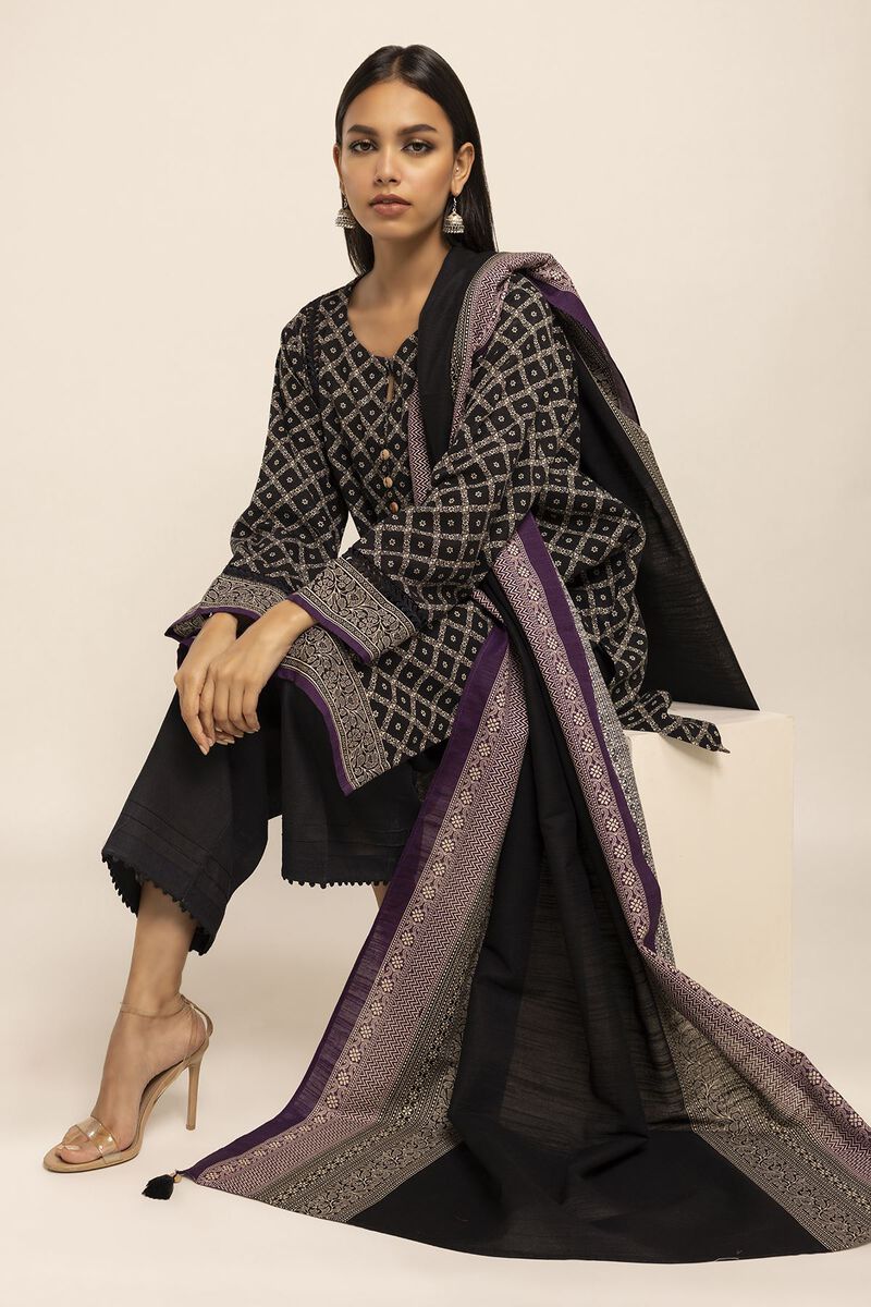 Printed | Khaddar | Fabrics 3 Piece | null