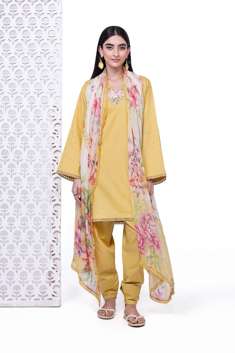 Embroidered | Textured Dobby Cotton | Kurta | null
