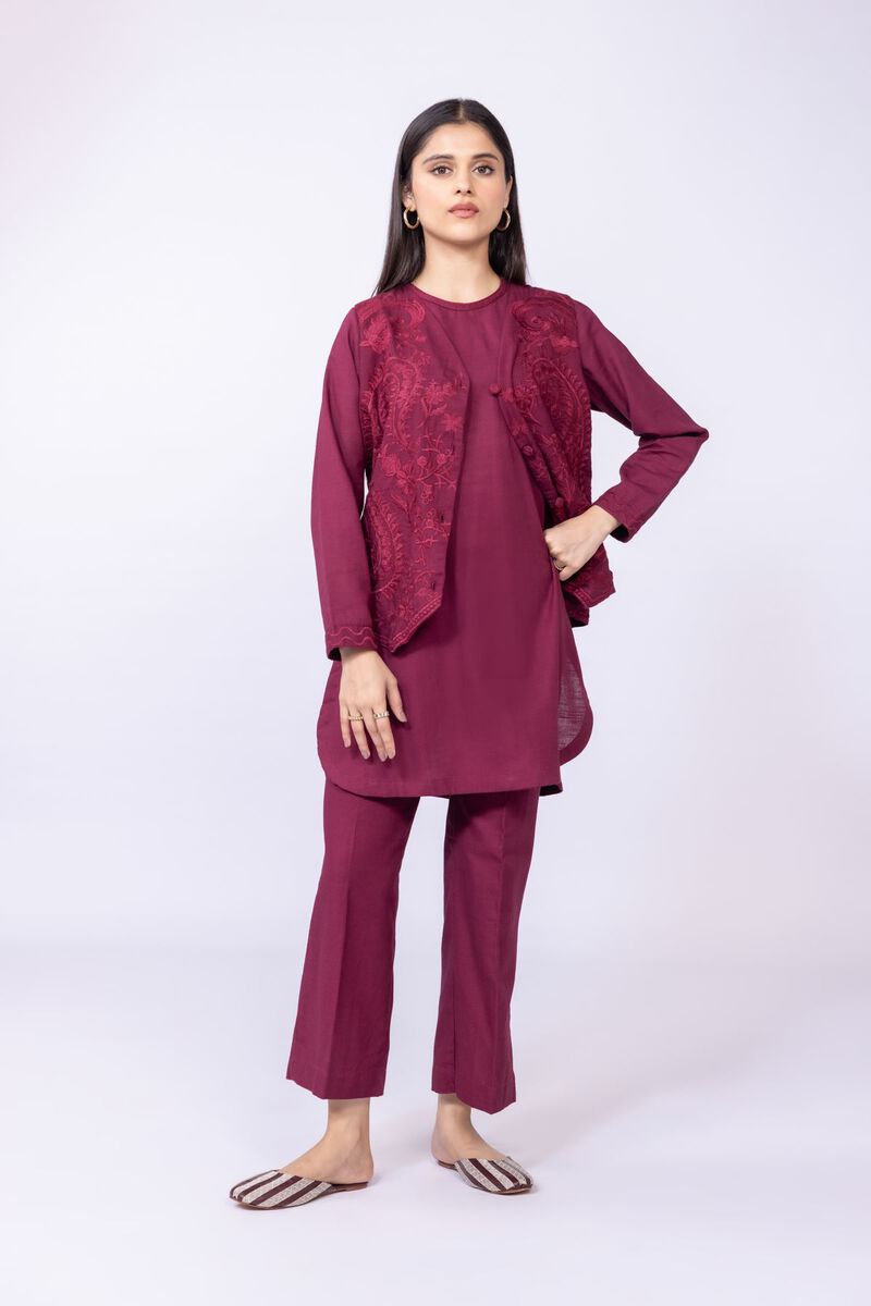 Printed | Khaddar | Waistcoat | null