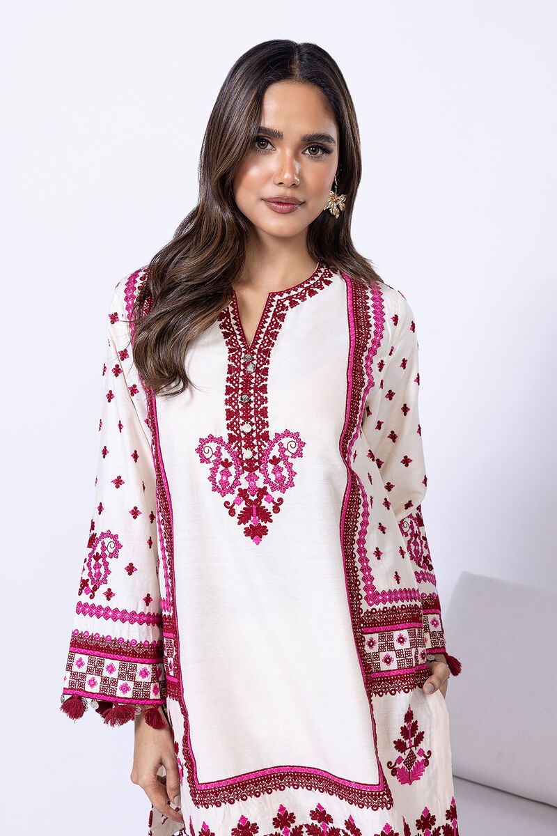 Embroidered | Raw Silk | Kurta | null