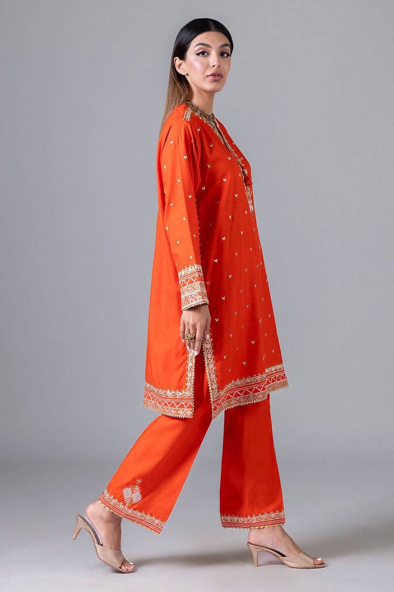 Embroidered | Dull Raw Silk | Kurta | null