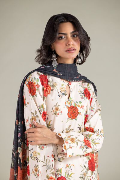 Embroidered | Cambric | Floral Tailored Set | GBP 70.00