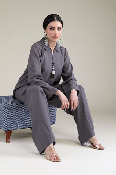 Dyed | Blended Linen | Solid Linen Kurta | GBP 9.00