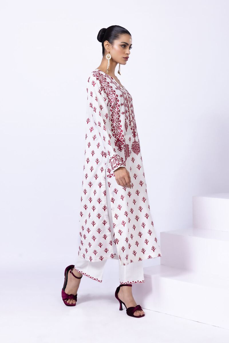 Embroidered | Raw Silk | Pants | GBP 10.00