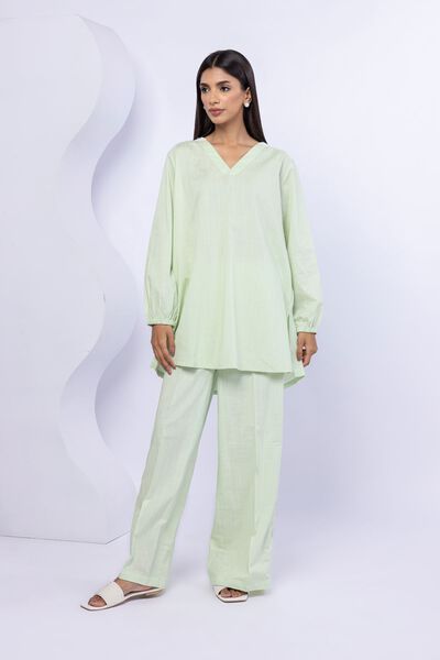 Embroidered | Crosshatch Poplin | Kurta | GBP 25.00