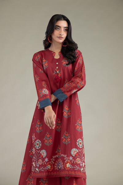 Printed | Cambric | Floral Cambric Kurta | GBP 35.00