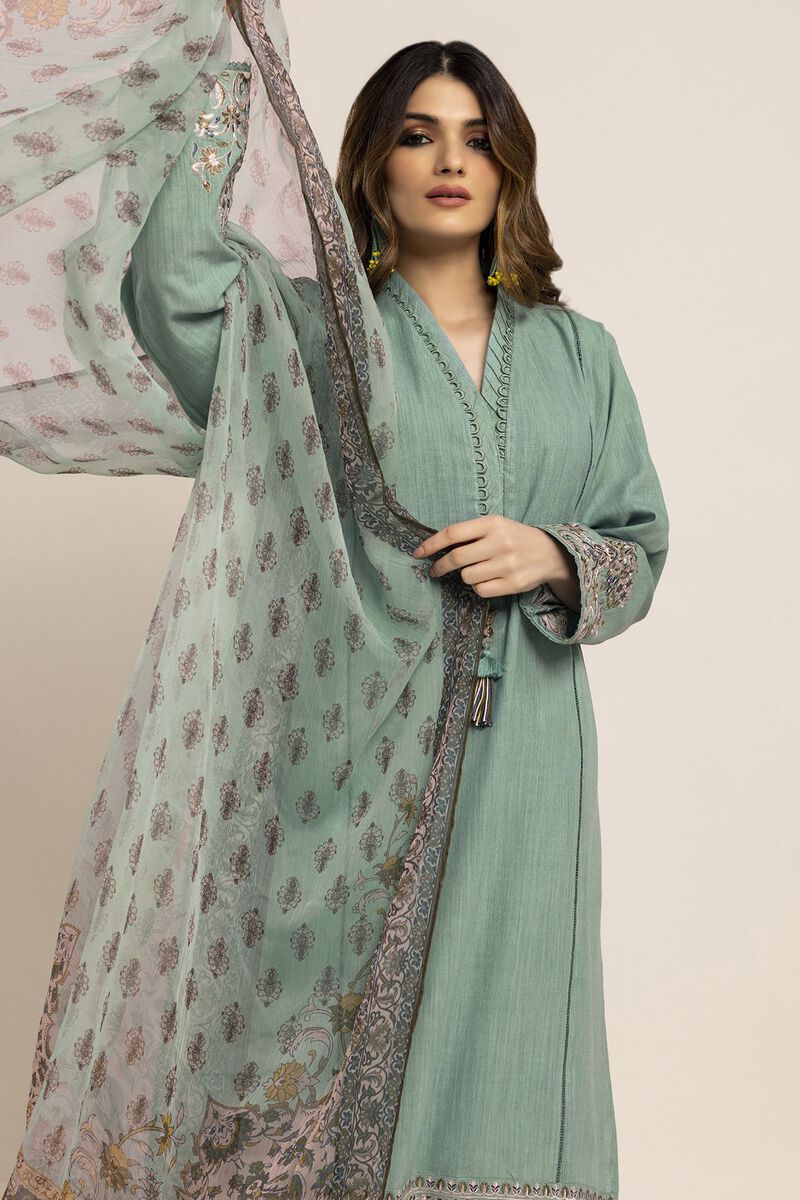 Crosshatch | Embroidered | Fabrics 2 Piece | Top Dupatta | null
