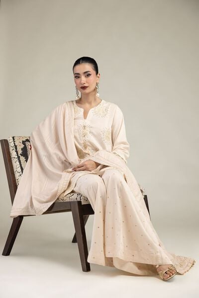 Embroidered | Raw Silk | Short Silk Kurta | GBP 40.00