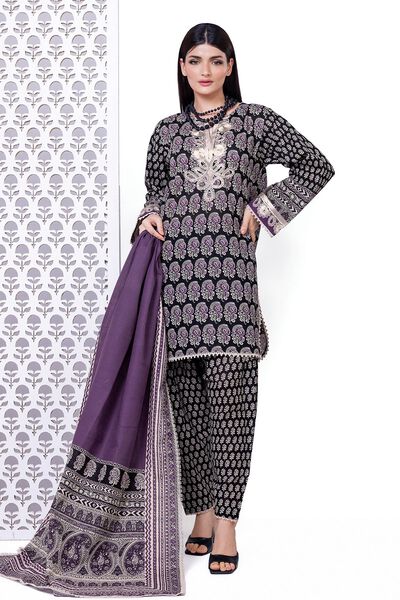 Embroidered | Light Khaddar | Fabrics 3 Piece | GBP 9.00