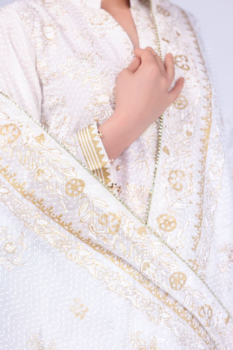 Printed | Cotton Net | Dupatta | null