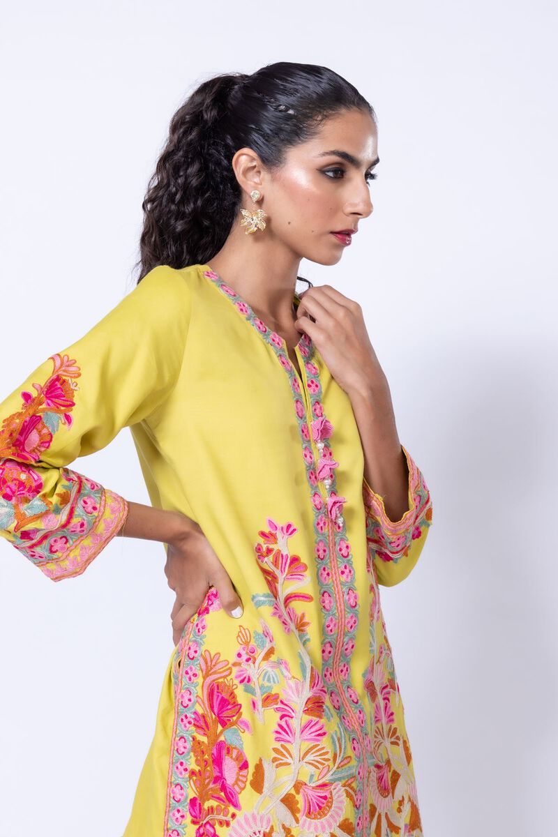 Embroidered | Raw Silk | Kurta | GBP 24.00