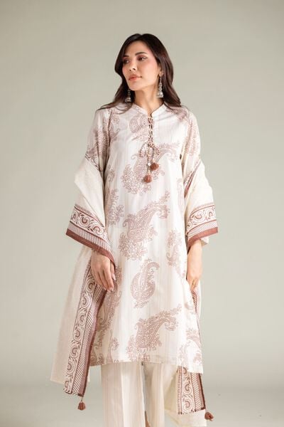 Embroidered | Cambric | Paisley Cambric Kurta | GBP 20.00