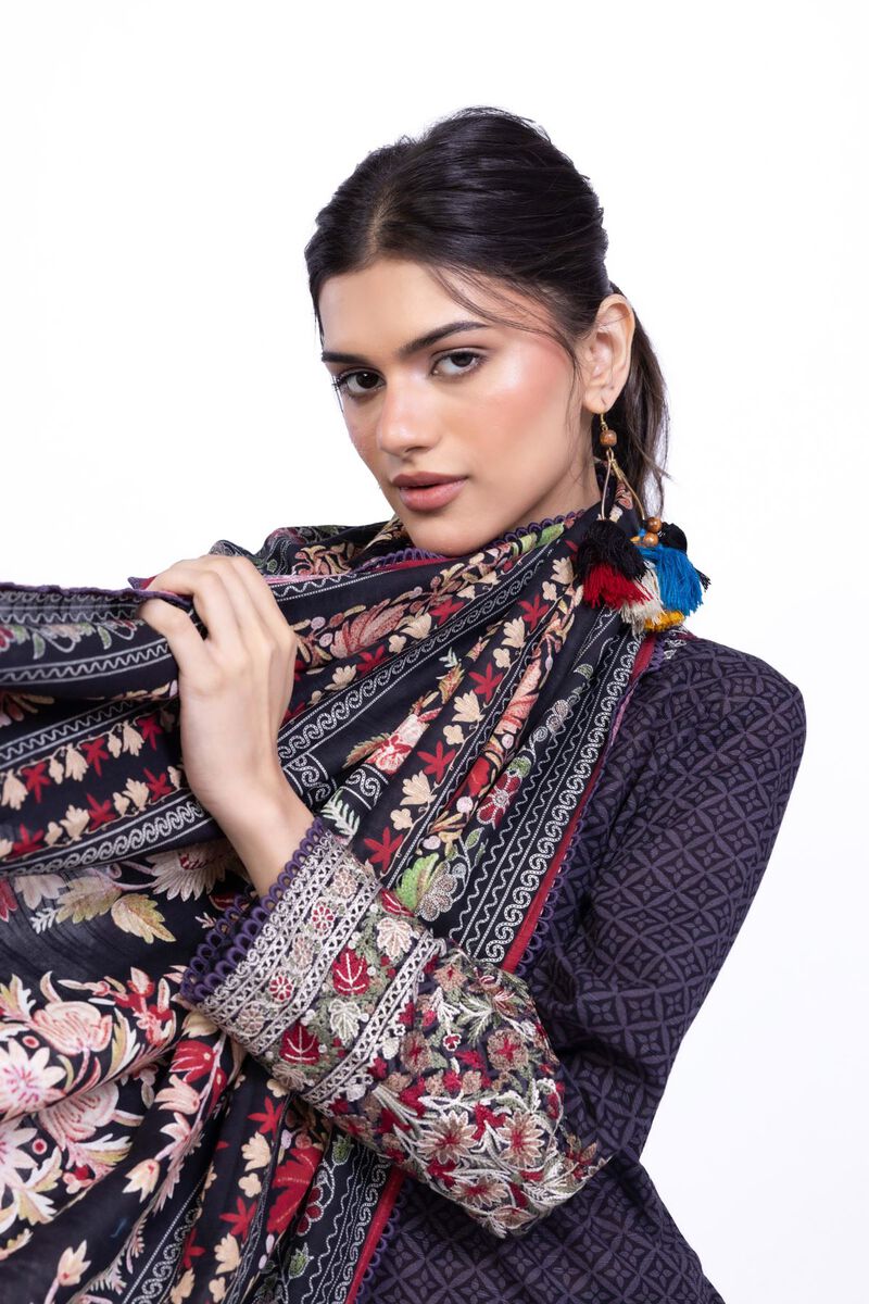 Printed | Textured Cotton | Dupatta | GBP 5.10