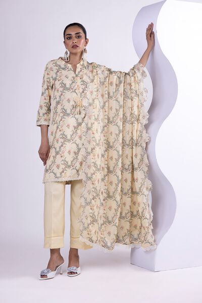 Embroidered | Russian Raw Silk | Kurta | GBP 15.00