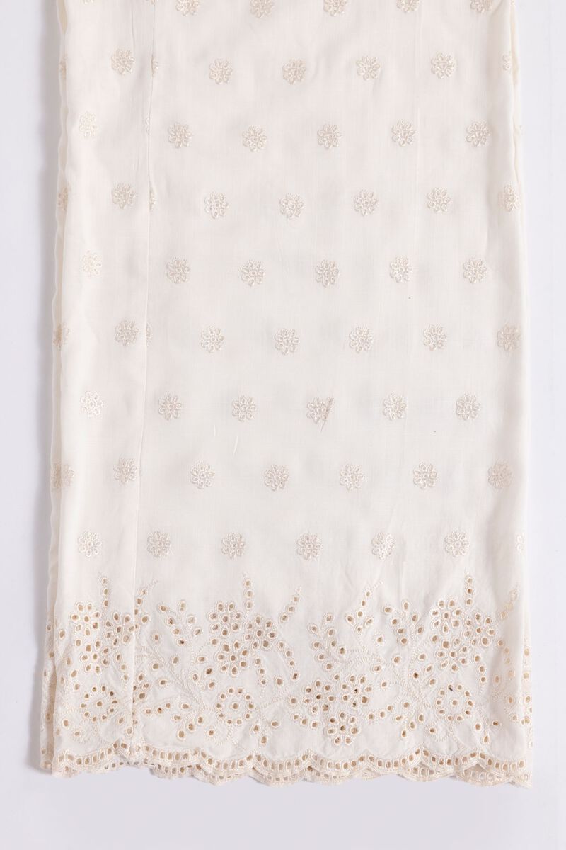 Embroidered | Crosshatch Raw Silk | Pants | GBP 35.00