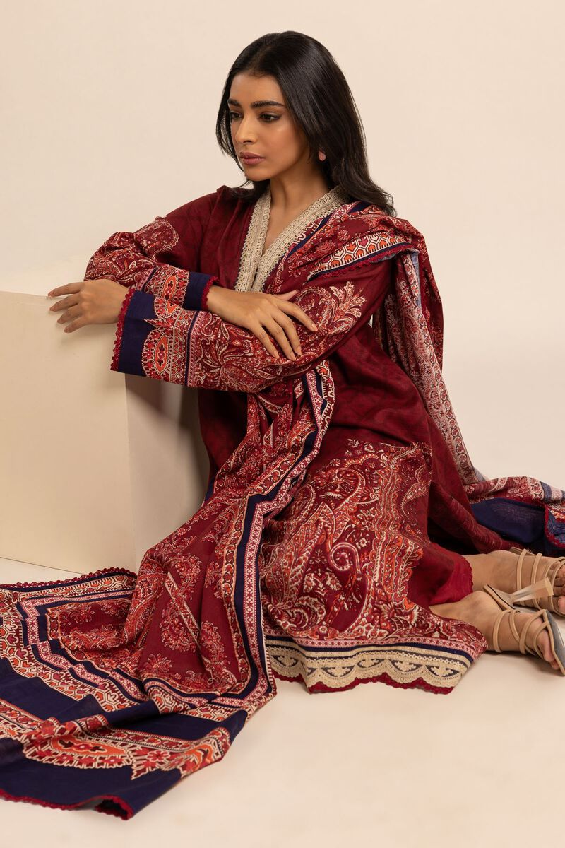 Embroidered | Light Khaddar | Fabrics 3 Piece | null