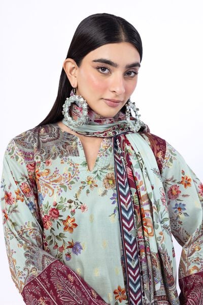 Printed | Jacquard | Fabrics 3 Piece | GBP 35.00