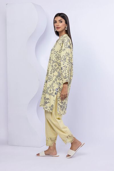 Embroidered | Crosshatch Poplin | Pants | GBP 17.00