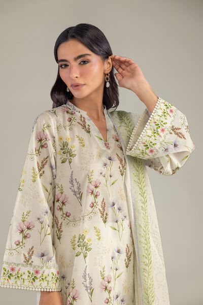 Printed | Lawn | Floral Lawn Dupatta | GBP 25.00