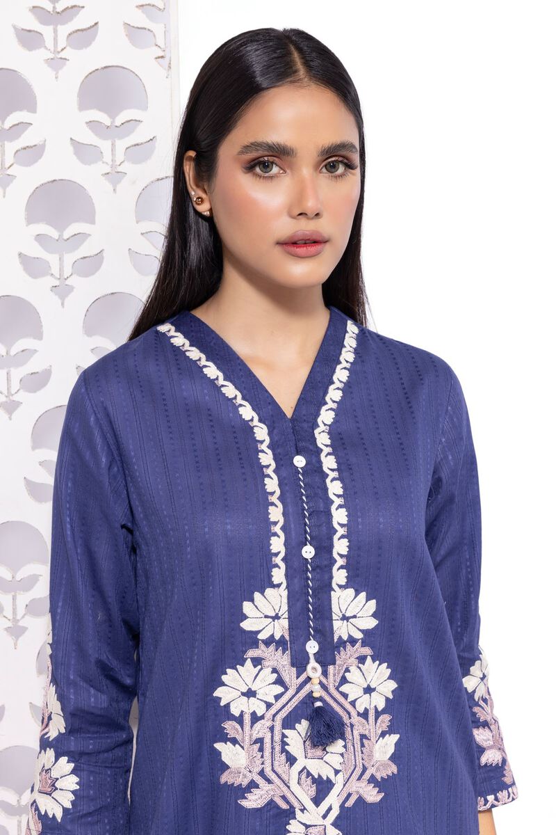 Embroidered | Textured Cotton | Kurta | null