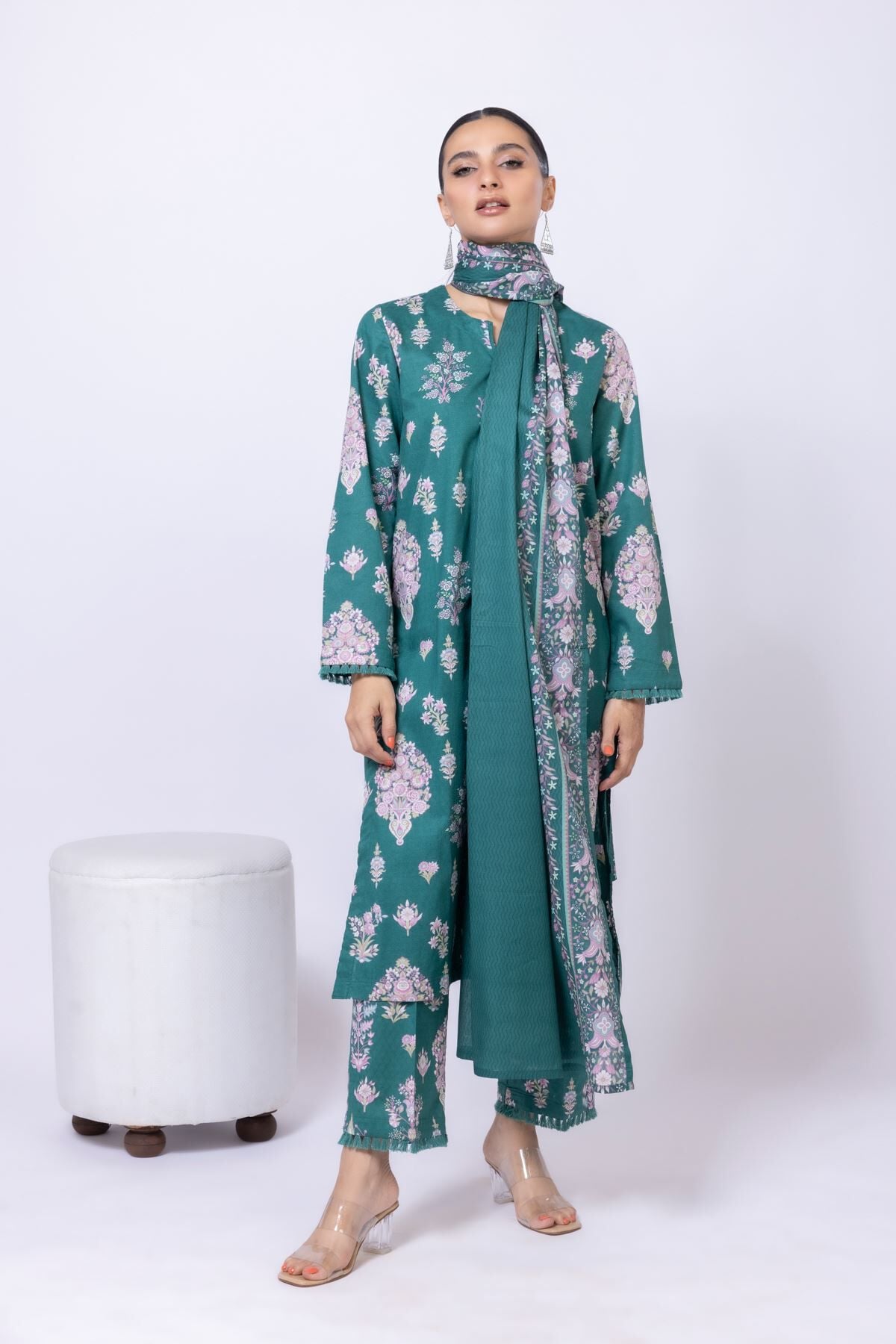 Buy Kurta | 0.0 N/A | OTD4-EX23-06TA-VG_MULTI | Khaadi United Kingdom